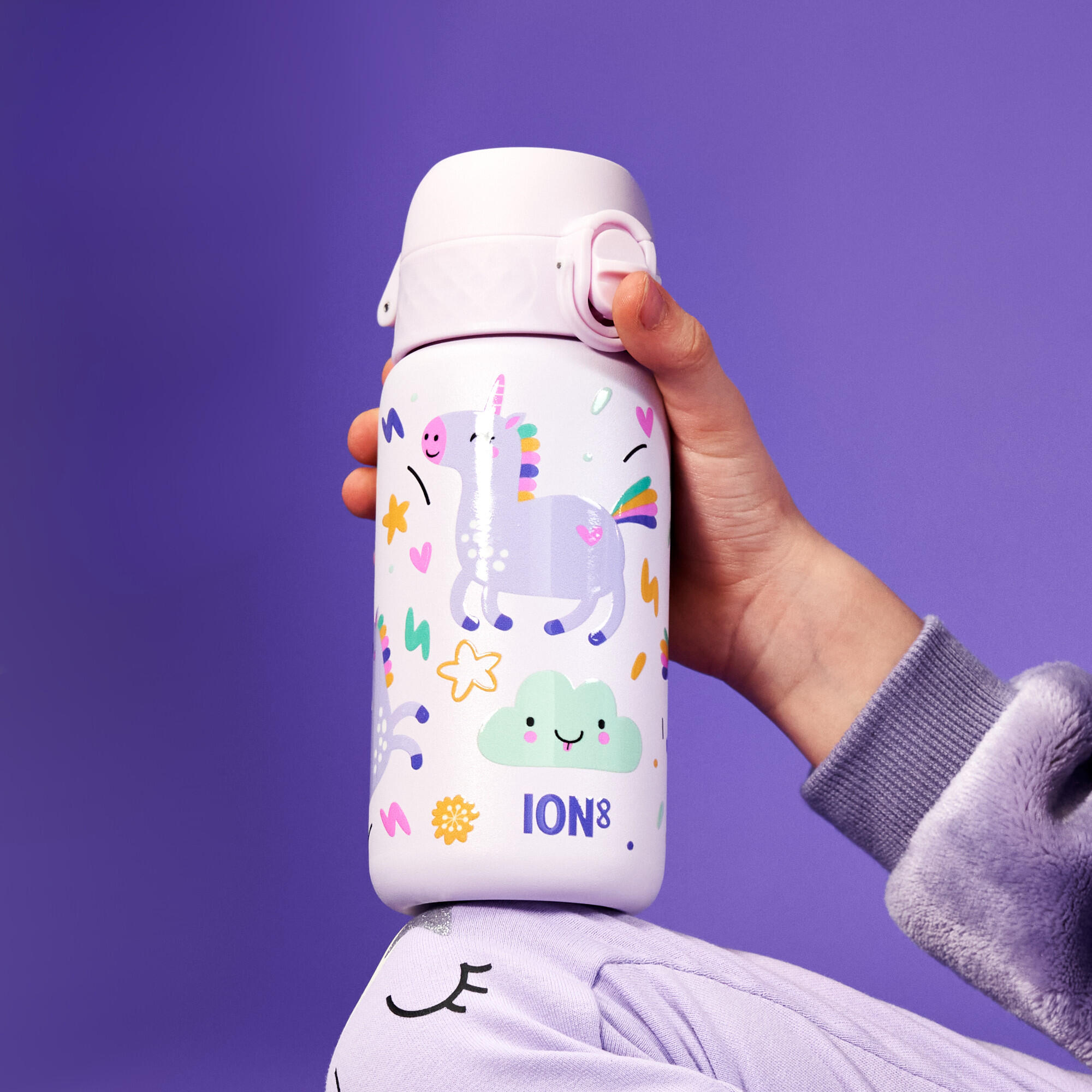 Termos dla dzieci ION8 320 ml - Jednorożce 2/8