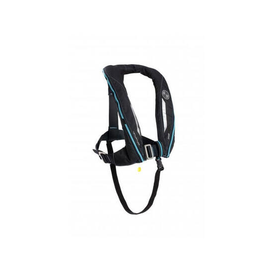 Sport Rettungsweste ADV 170N mit manueller Auslösung mit Harness, schwarz