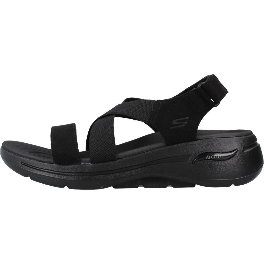 Sandales Skechers Modèle Go Walk Arch Fit Treasured Couleur Noir 2/5