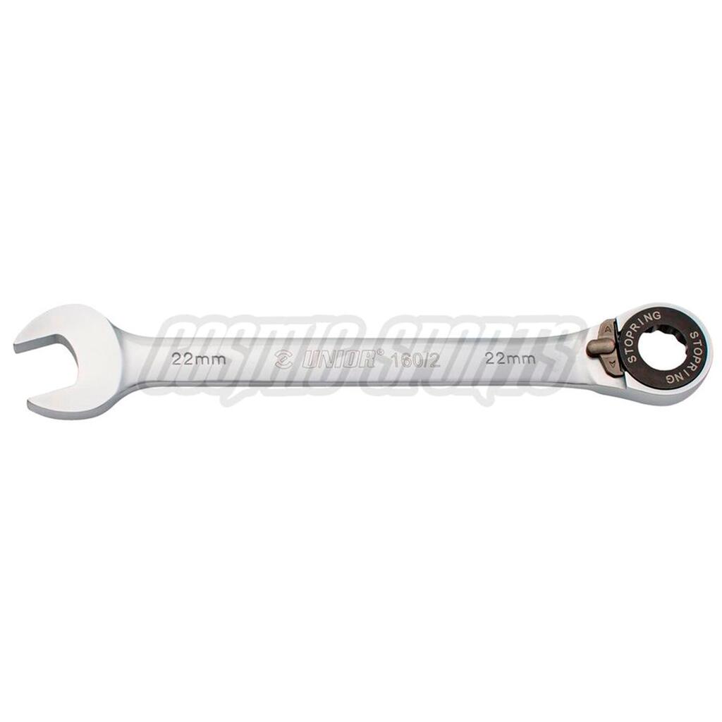 Unior 160/2 Combination Spanner with Ratchet 17 mm