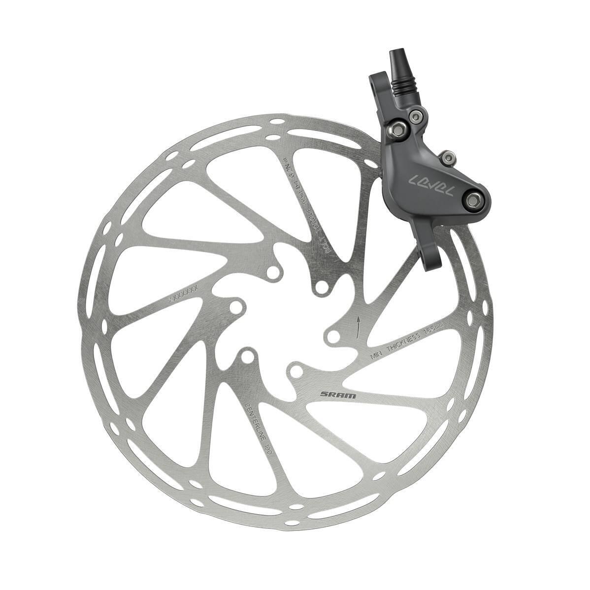 2-zuiger schijfremmen aluminium hendelslang Sram Level Bronze Stealth 5/6