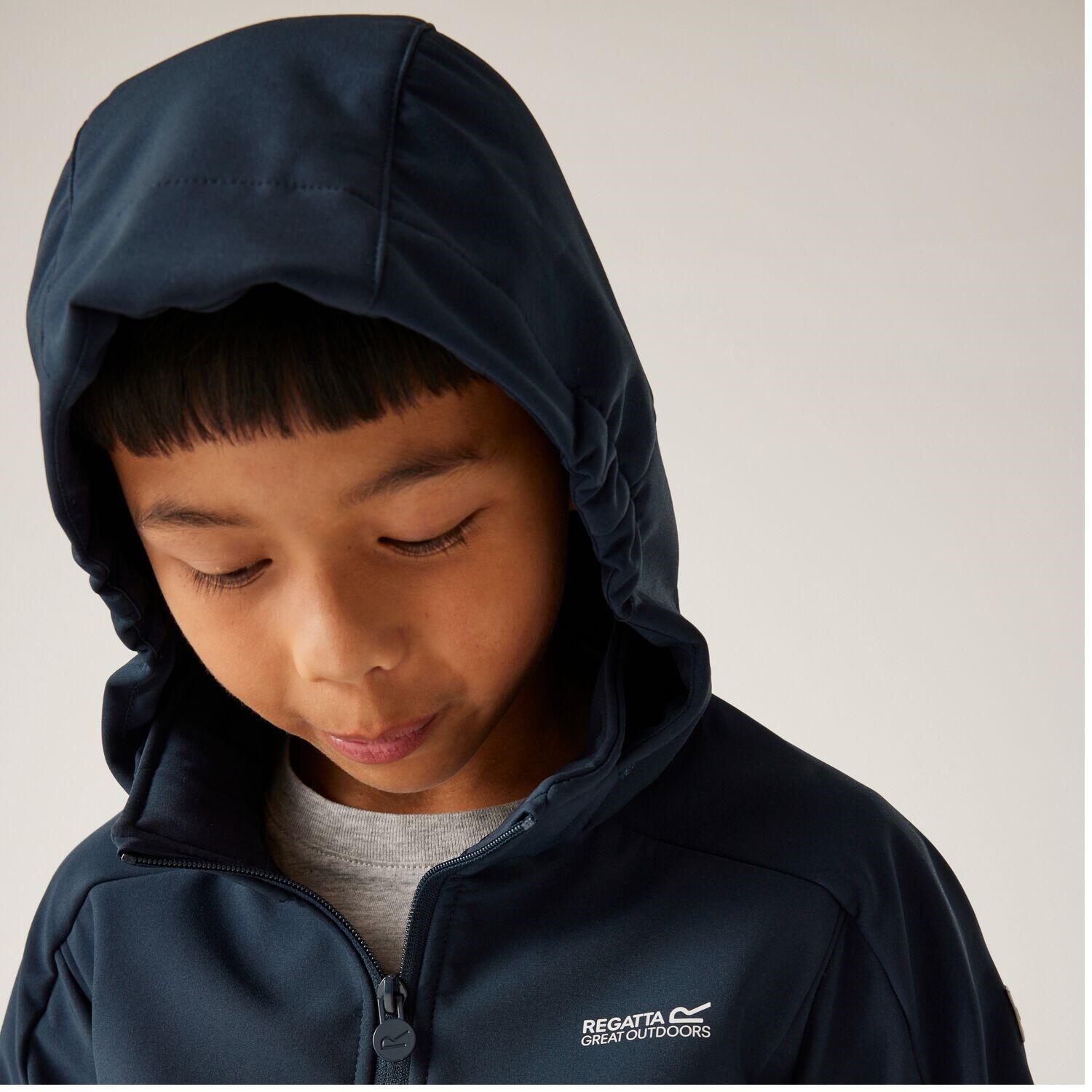 Regatta Acidity VIII Softshelljacke für Kinder mit Kapuze 7/7