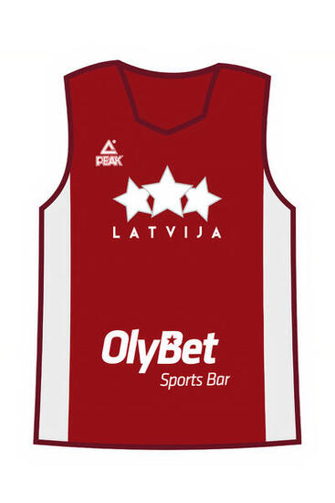 PEAK Basketballtrikot Lettland Unisex