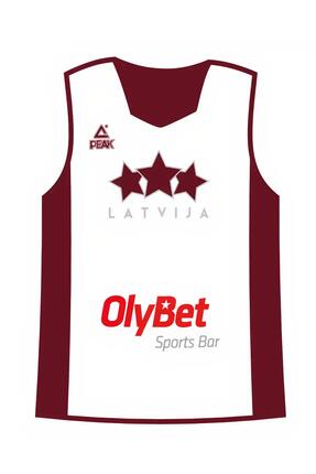 PEAK Basketballtrikot Lettland Unisex
