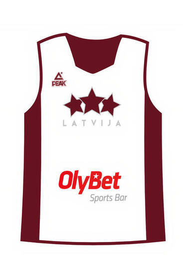 PEAK Basketballtrikot Lettland Unisex