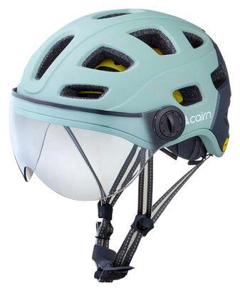 CAIRN Cairn Quartz Visor Led Usb Mips Urban Helm Light Green