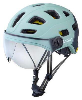 Cairn quartz visor led usb mips urban helm light green