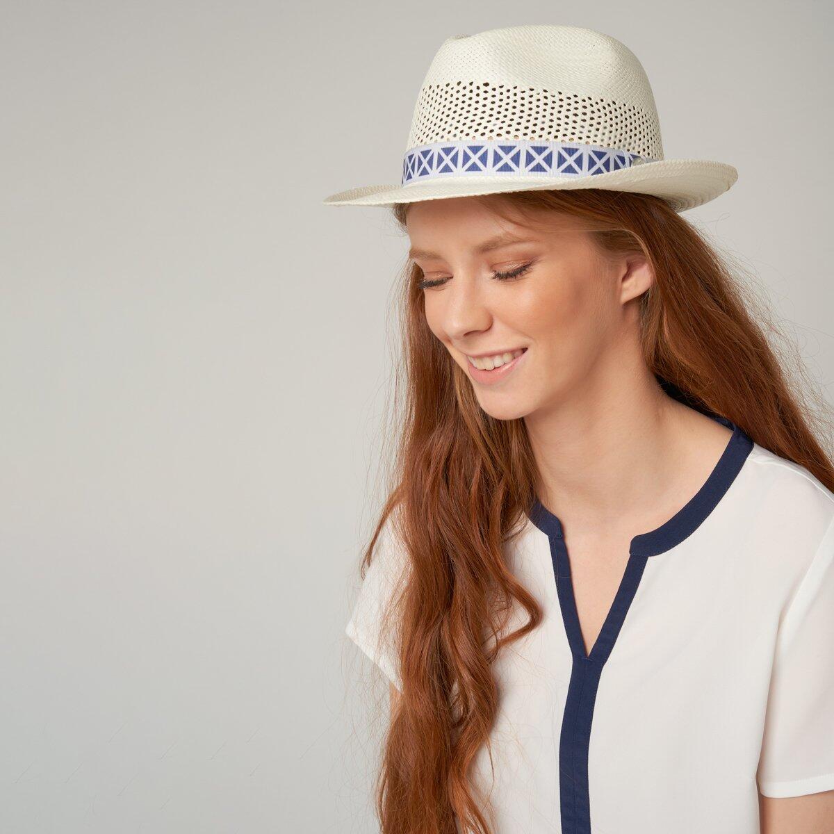 Trilby en paille unisexe Roland-Garros - multicolore 2/5