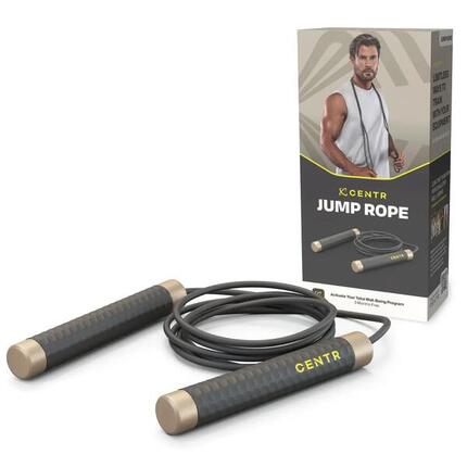 CJR Jump Rope – Corde à sauter réglable pour vitesse et adhérence