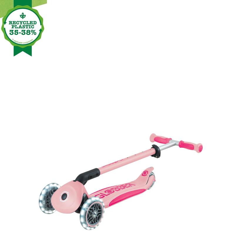 Trottinette évolutive GO-UP DELUXE LIGHTS - Rose pastel