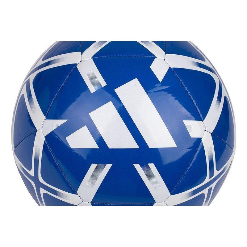 Mingie de fotbal Adidas Starlancer albastru cu alb, marimea 5