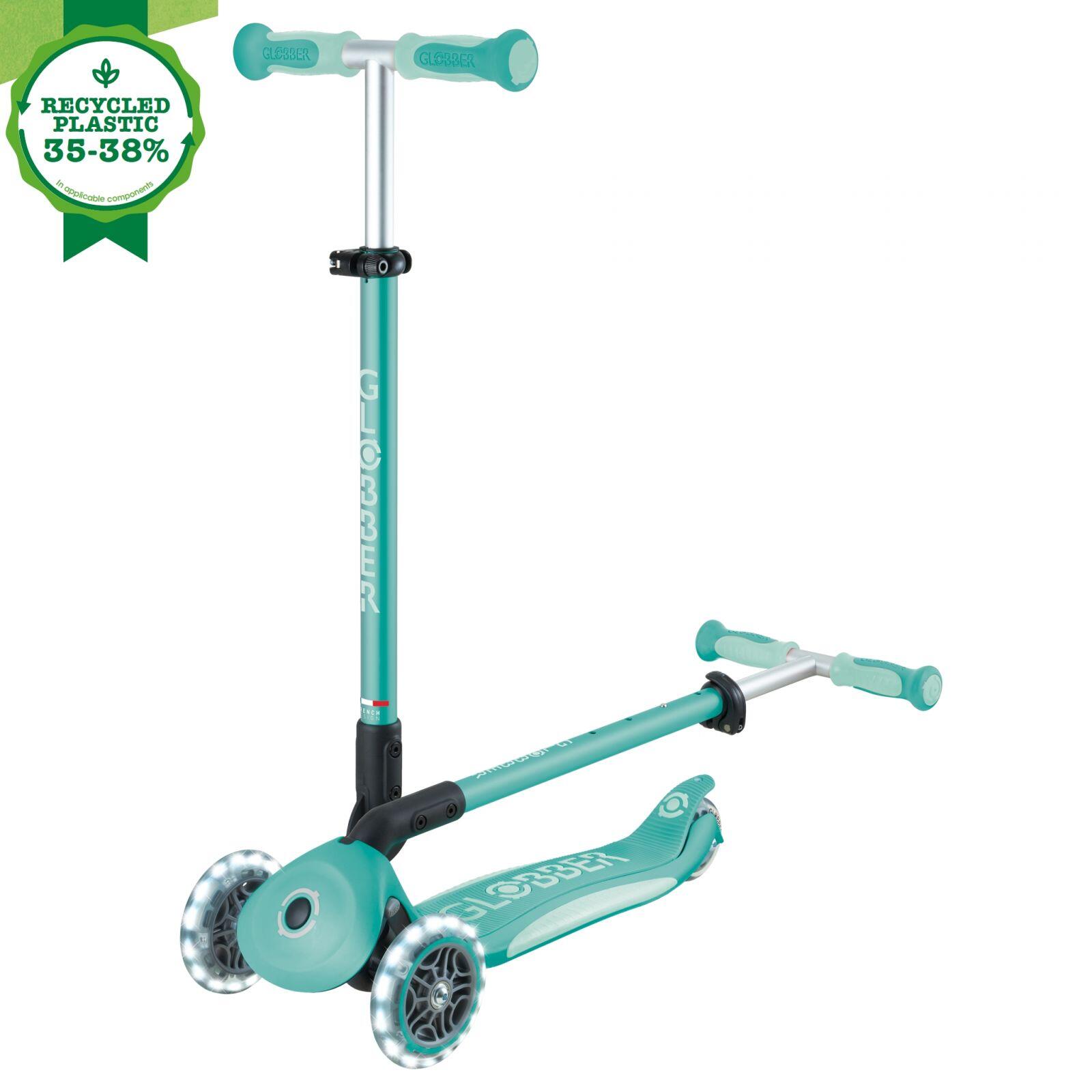 Meegroeistep GO-UP DELUXE LIGHTS - Mintgroen 6/13