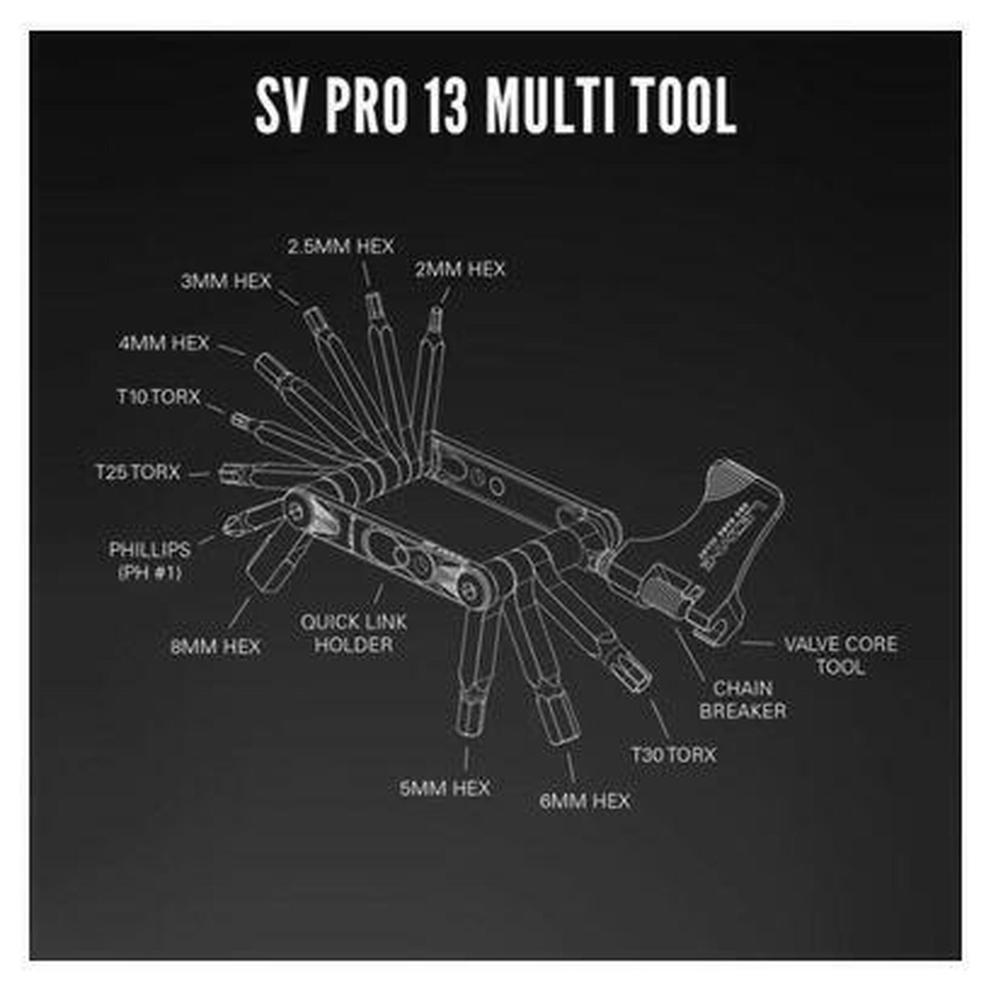 Narzędzia wielofunkcyjne Lezyne SV-Pro 13
