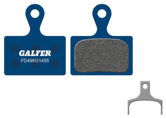 Pastilhas galfer fd496 g1455 road semi-metálicas para travões de disco shimano t