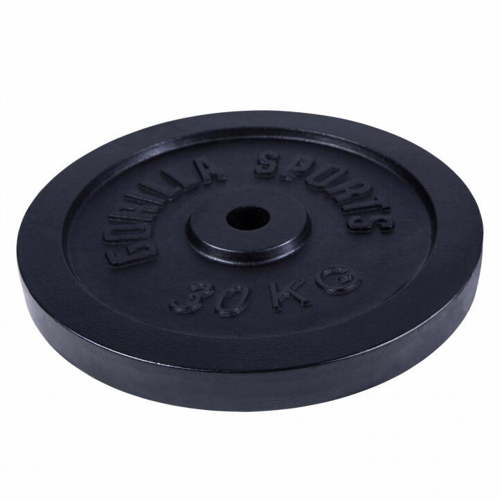 Second Hand - Disc din fontă 30/31 mm 30 kg Negru - Ca nou