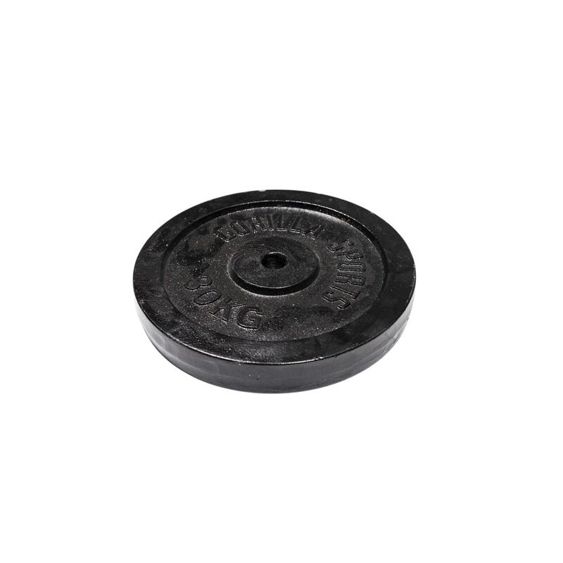 Second Hand - Disc din fontă 30/31 mm 30 kg Negru - Ca nou