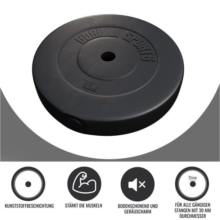 Second Hand - Disc din plastic umplut cu ciment 10 kg 30/31 mm - Ca nou