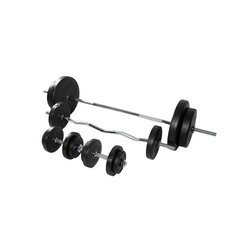 Second Hand - Set de gantere 100 kg - 30/31 mm - Ca nou