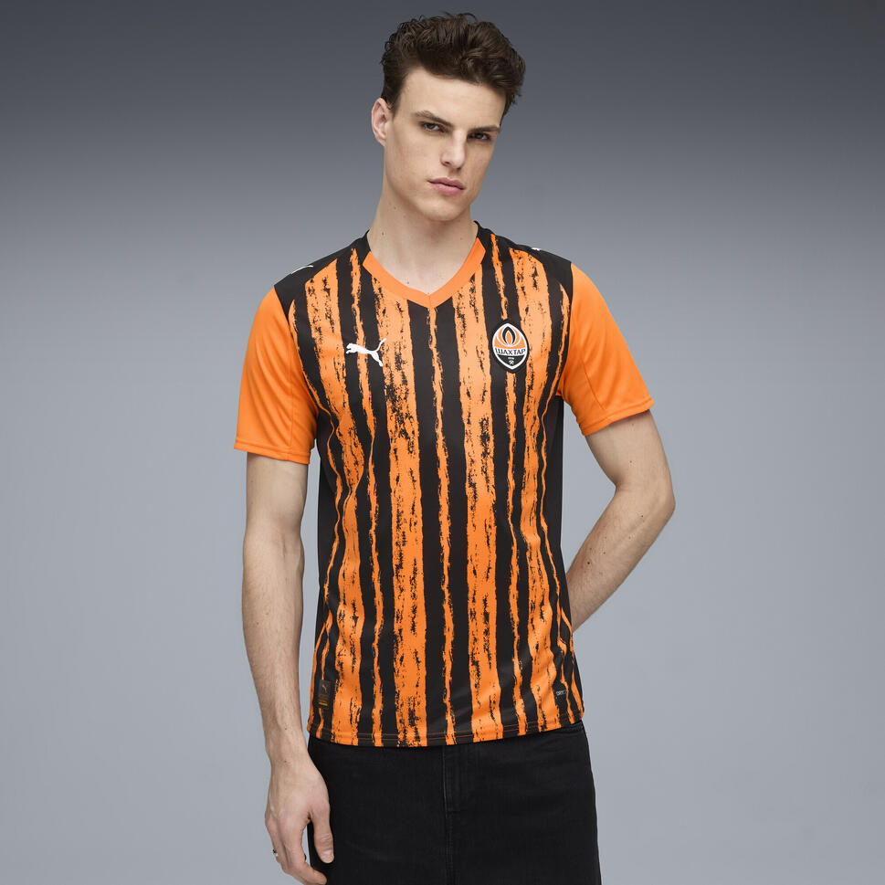 Męska koszulka domowa FC Shakhtar Donetsk 25/26 PUMA Rickie Orange Black