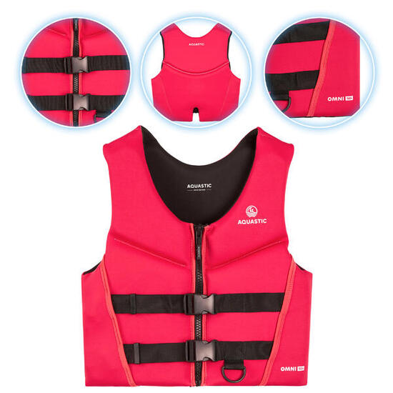 Kamizelka asekuracyjna AQUASTIC Omni 50N neoprenowa