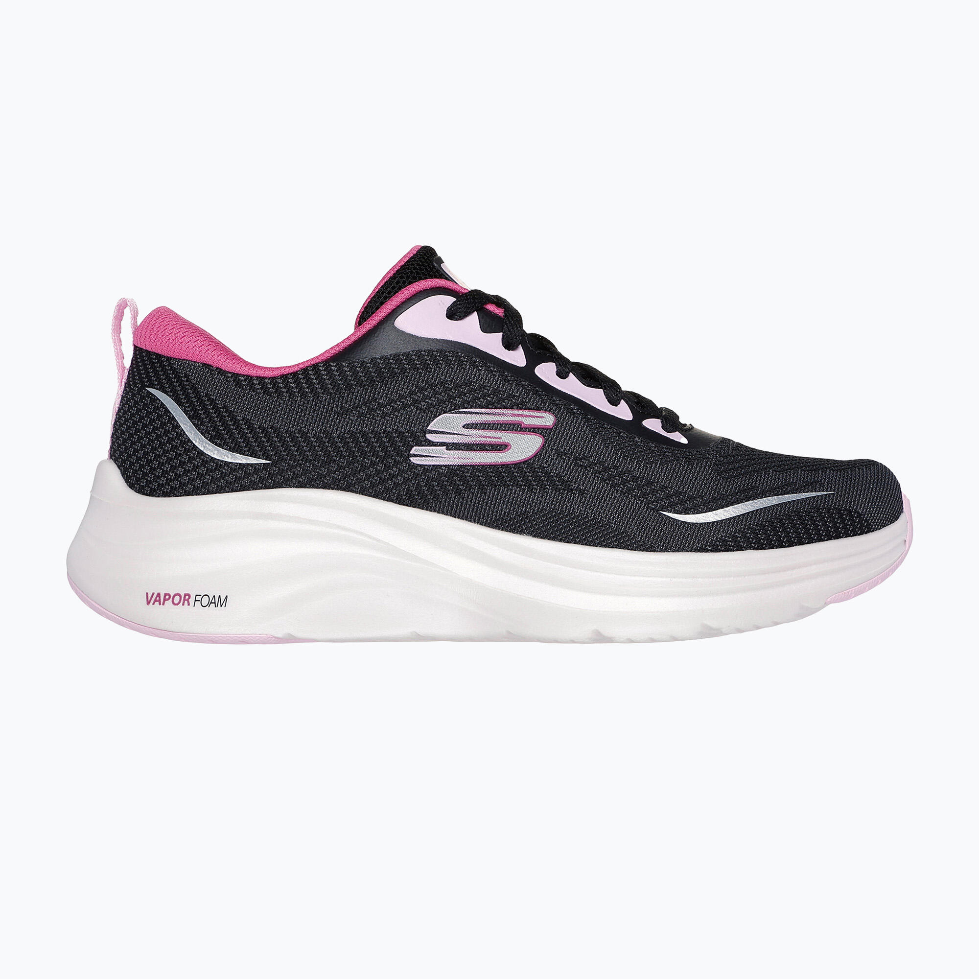 150028/bkmt Womens Sports Low Top Lace Up Trainers 2/6