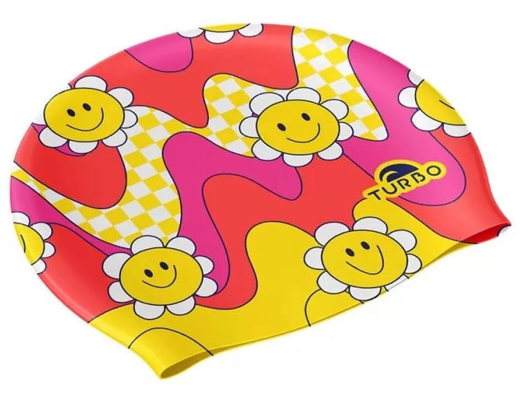 Czepek silikonowy Turbo Groovy Flowers 2/4