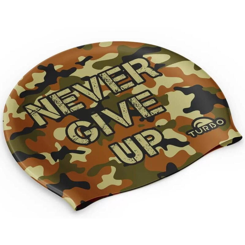 Czepek silikonowy Turbo Never Give Up