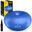 Minge de gimnastică gonflabilă DONUT AIR BALL 4FIZJO