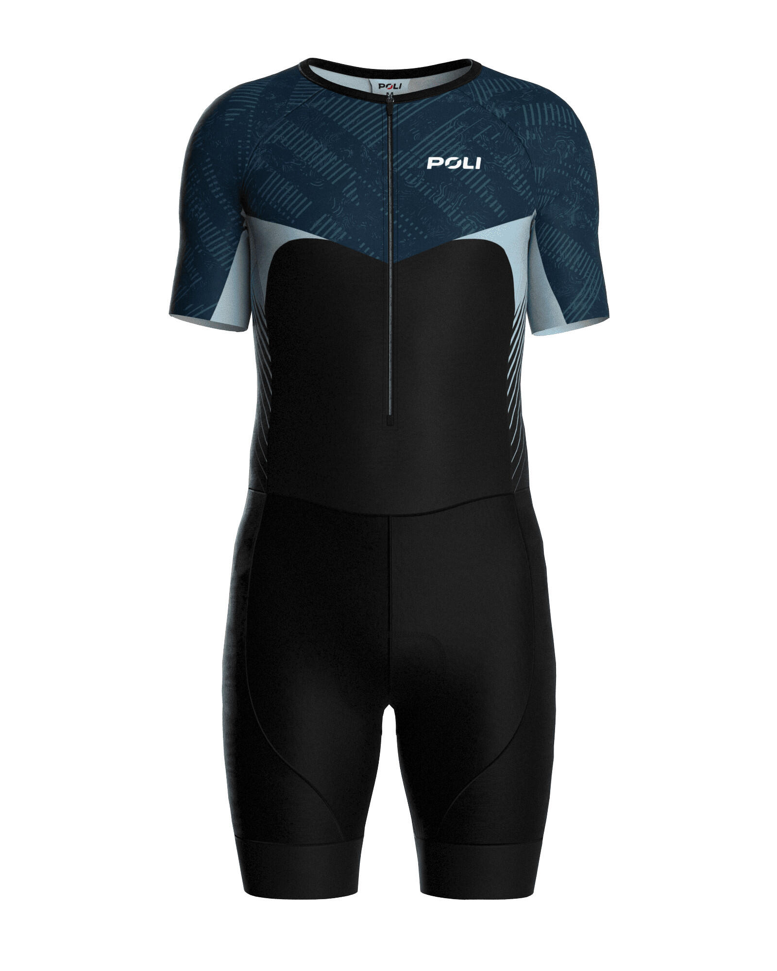 POLI Triatlonpak korte mouwen unisex – HYDRIS