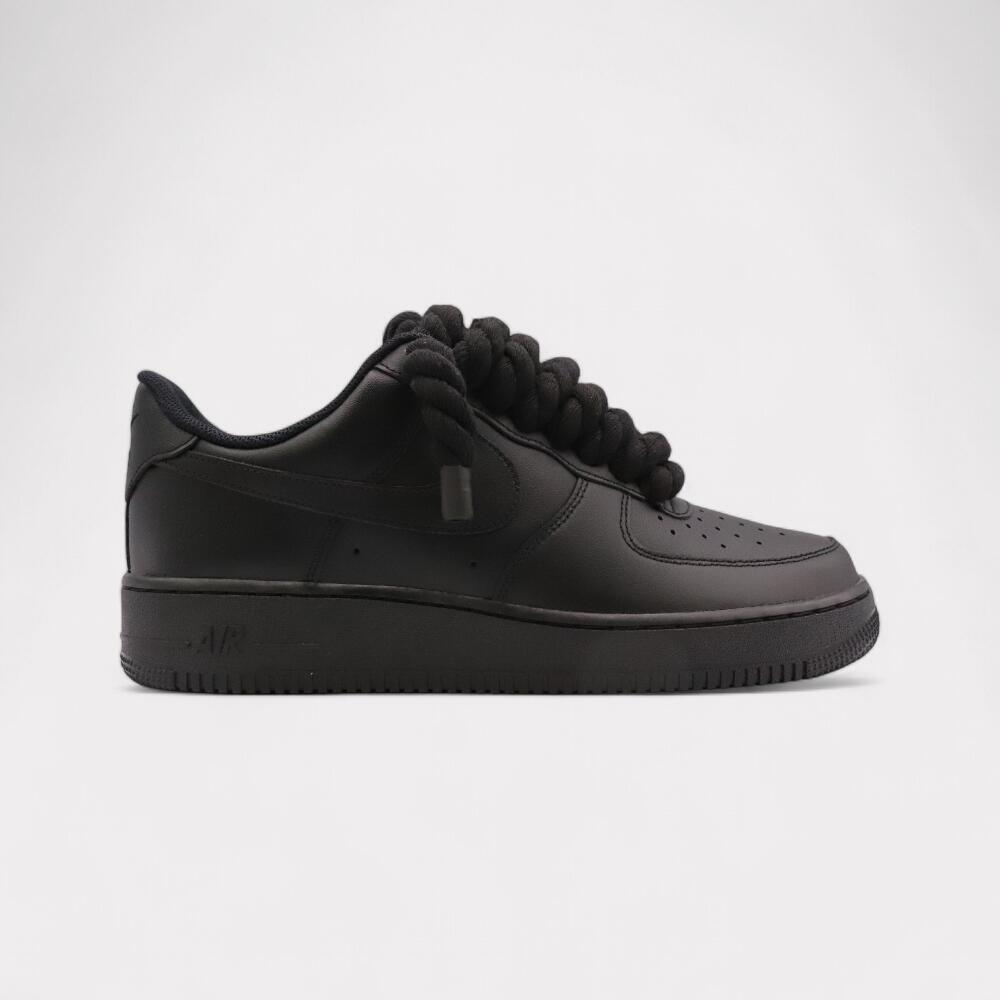NIKE Nike Air Force 1 Black - Rope Lace Black