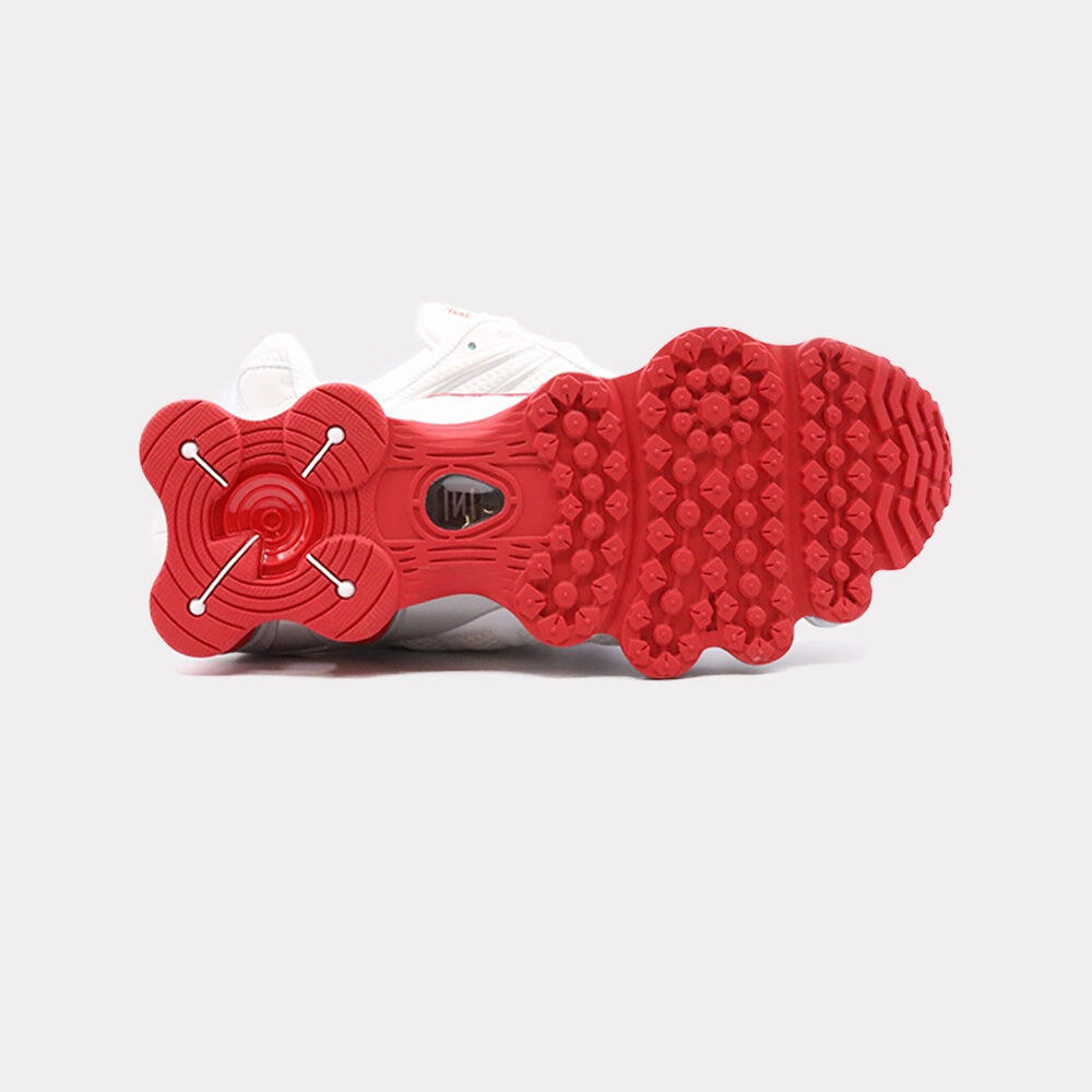 Nike Shox TL Platinum Tint Gym Red 4/4