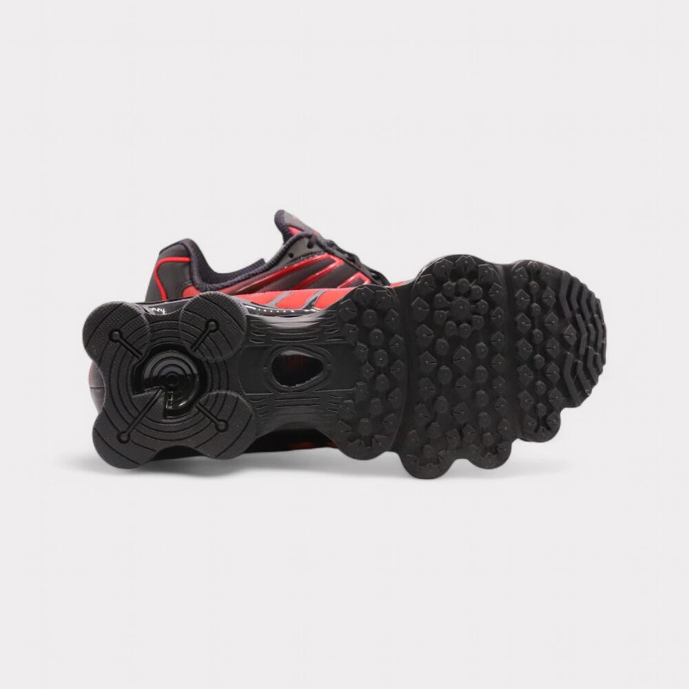 Nike Shox Tl Black University Red Gradient 4/6