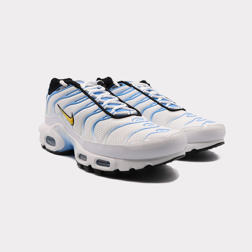 Nike Air Max Plus White University Blue Gold 2/4