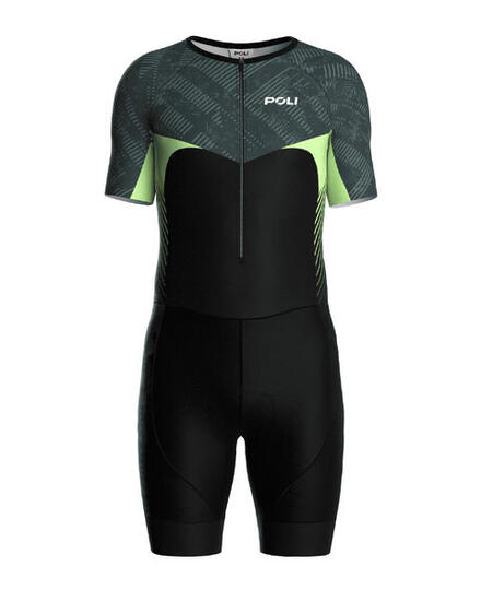 Triathlon-Einteiler kurzärmelig Unisex – HYDRIS