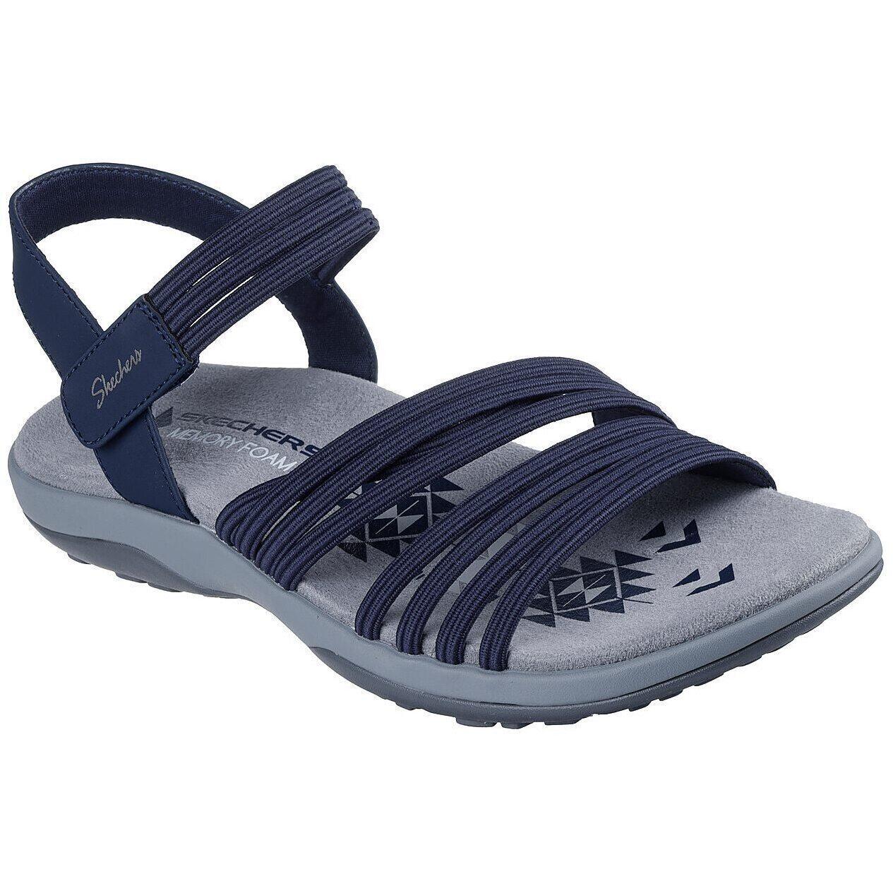SKECHERS Sandali Skechers Reggae Slim - Coffee, Blu, Donne