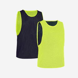 Seconde vie - Chasuble adulte réversible jaune bleu - EXCELLENT