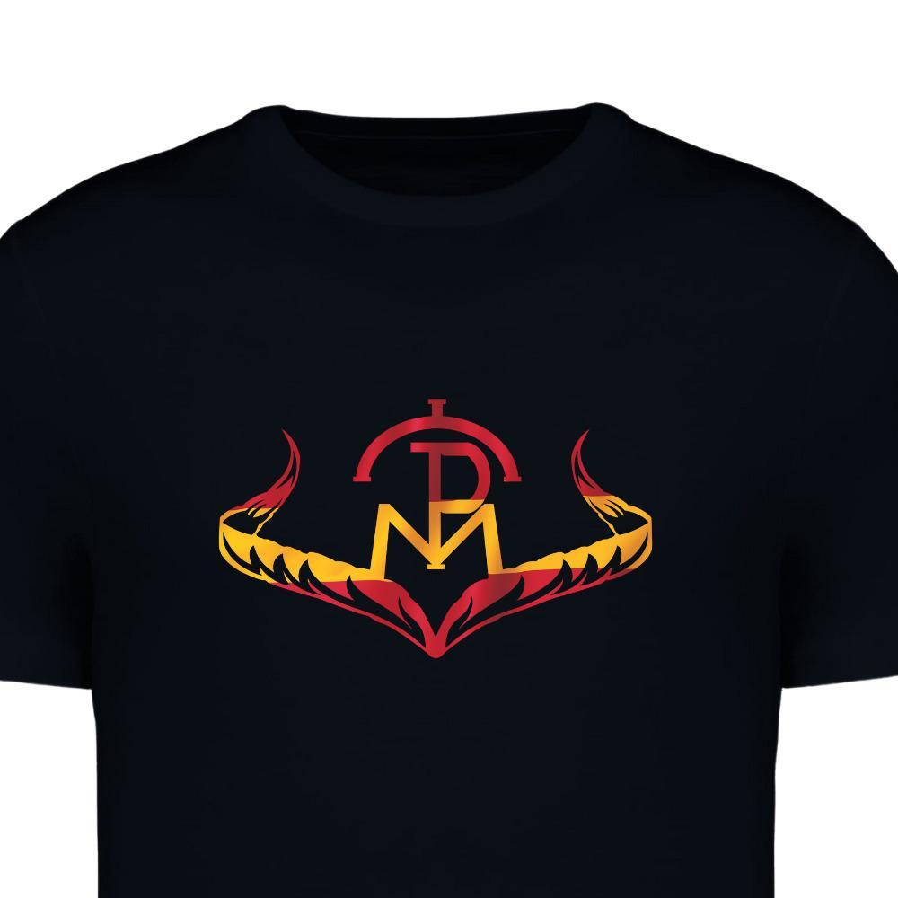 Camiseta Caza Hombre Pasión Morena 37043 Negra Manga Corta 2/6