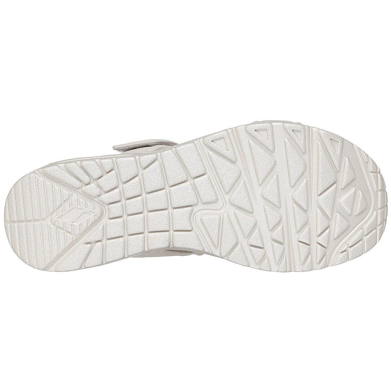 Sandales Skechers Uno-basically Pretty, Blanc, Femmes 4/5