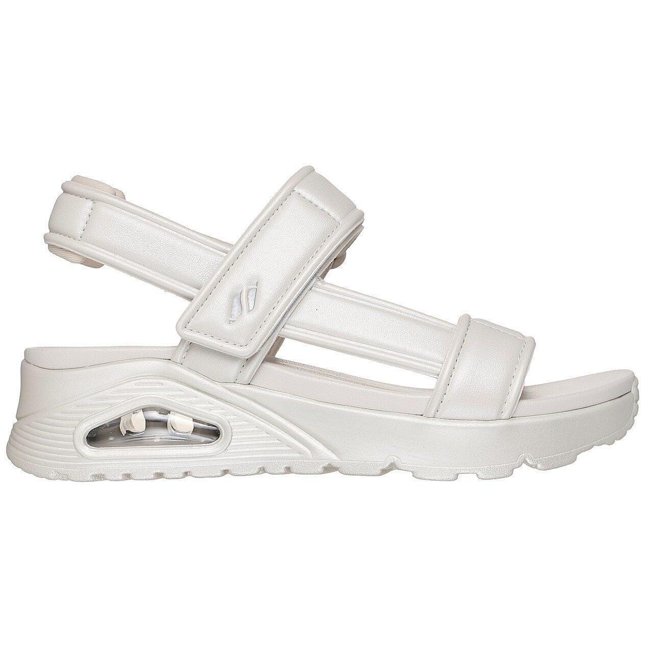 Sandales Skechers Uno-basically Pretty, Blanc, Femmes 3/5