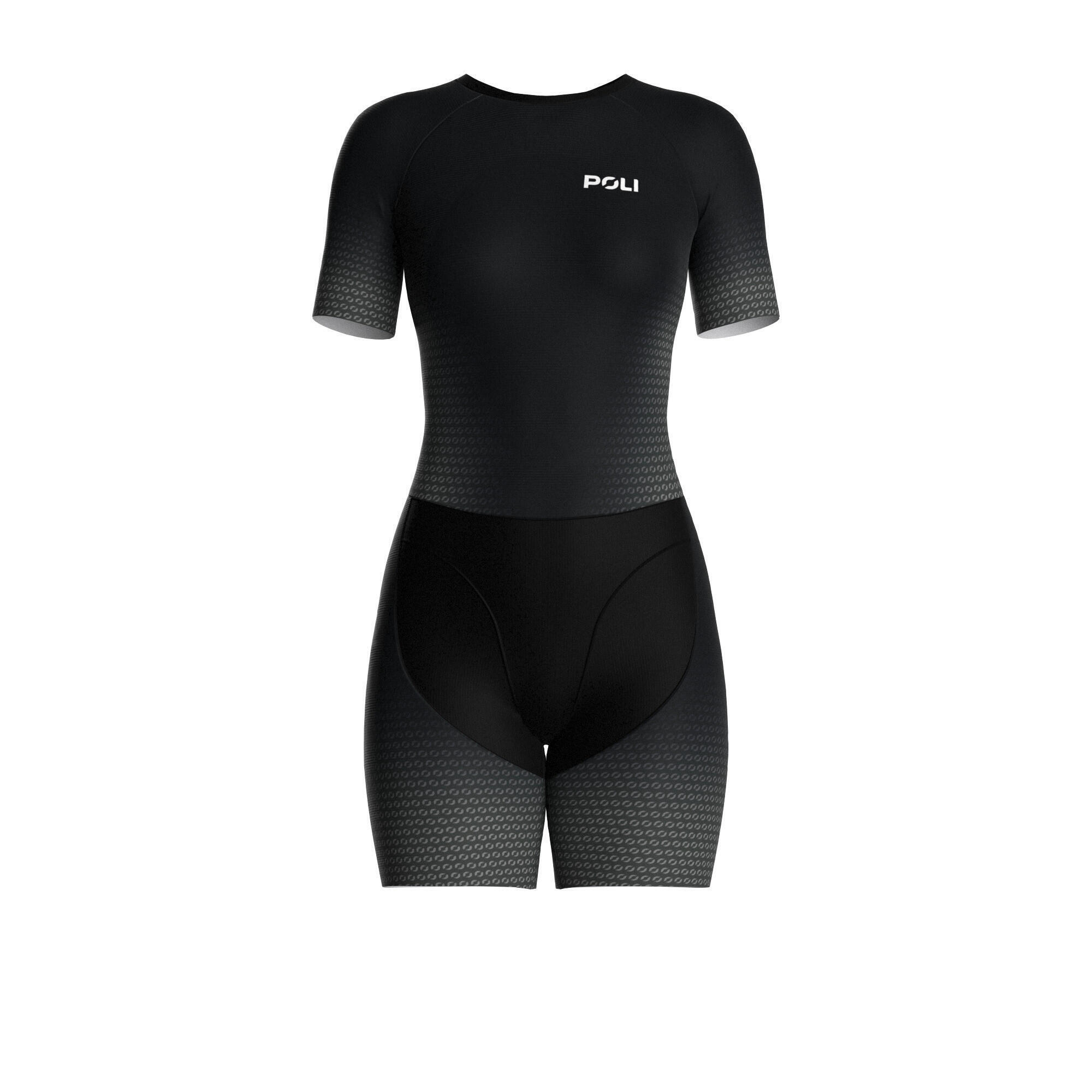 Poli - Trifonction Premium Manches Courtes Femme - Deepra - Trifonction - Noir - 34 2xs - Decathlon