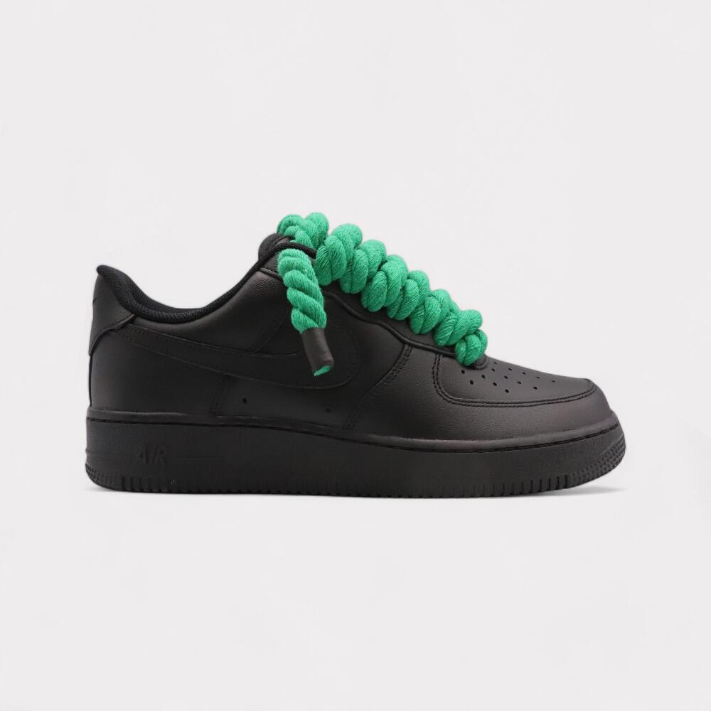NIKE Nike Air Force 1 Black - Rope Lace Black