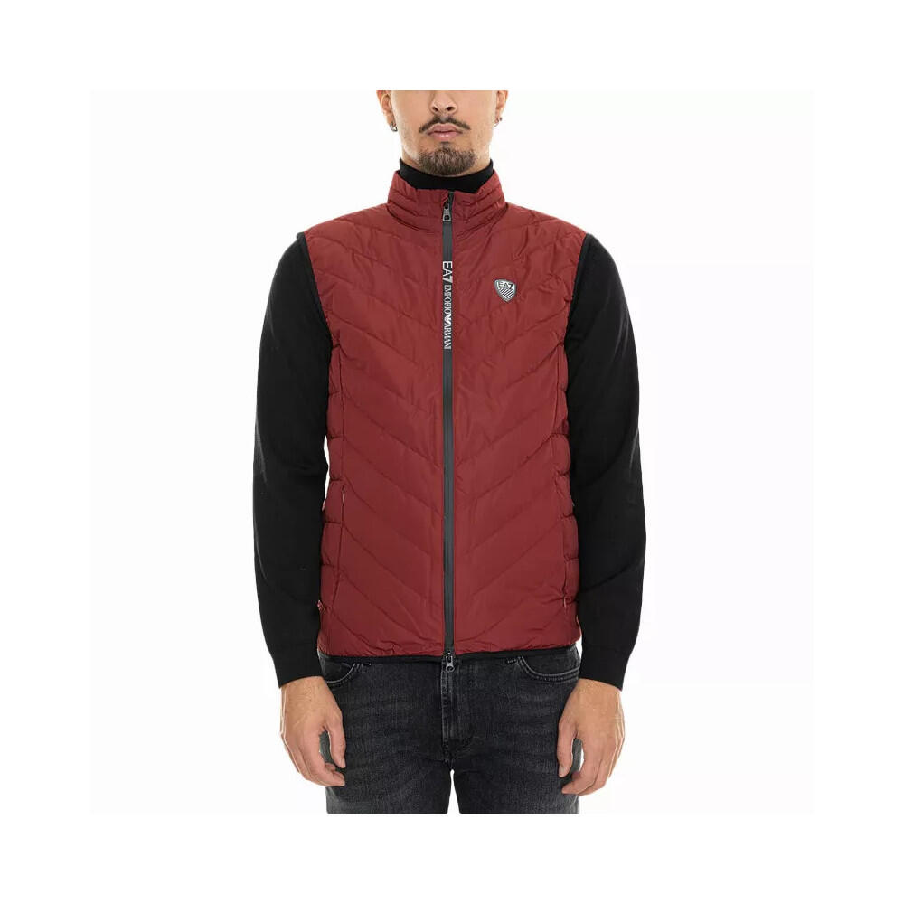 Ea7 - Blouson Sans Manche Ea7 Emporio Armani - Blouson - Marron|rouge - 44 L - Decathlon