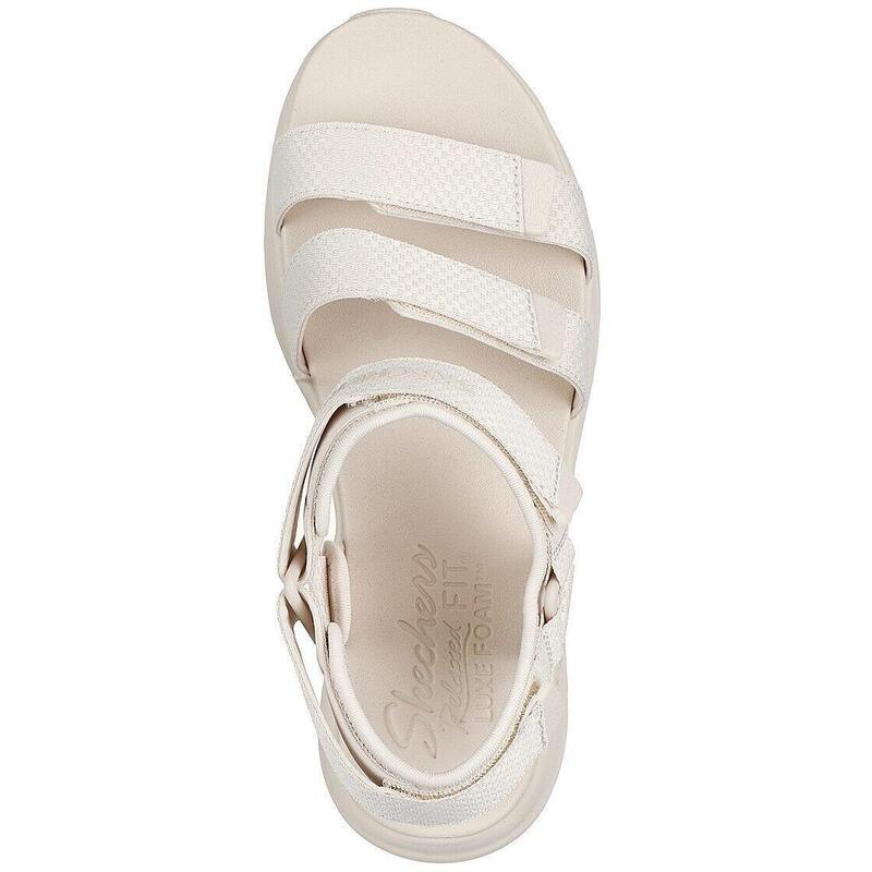 Sandale femei Skechers D'lux Walker - Going, Alb