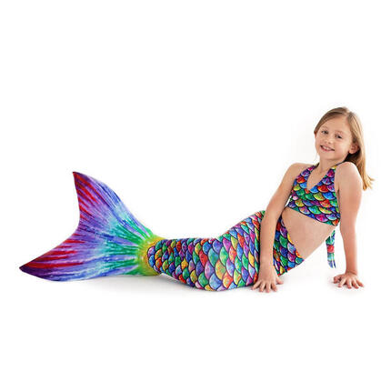 Meerjungfrauenflosse Kinder zum Schwimmen Hawaiian Rainbow M