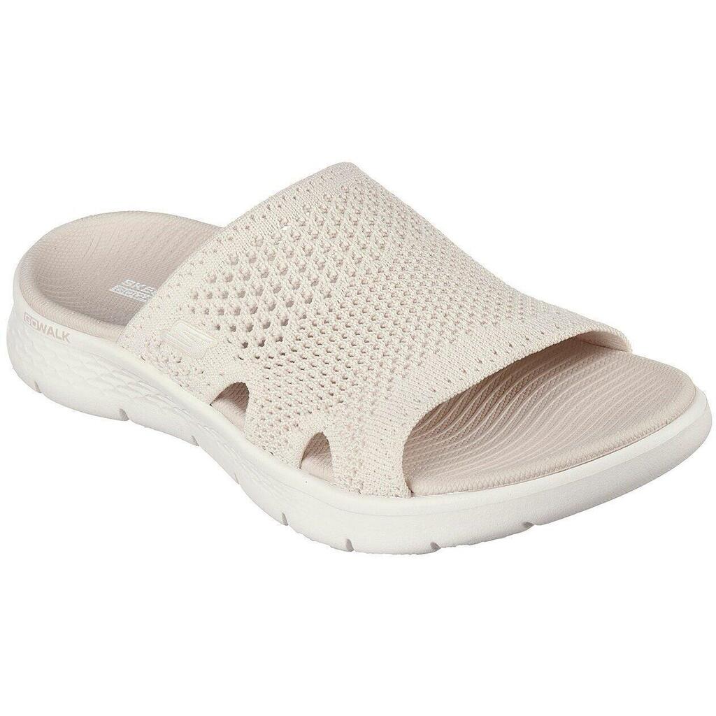 Sandals Skechers Go Walk Flex Sandal, White, Women