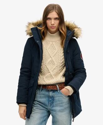 Parka met capuchon van nepbont everest