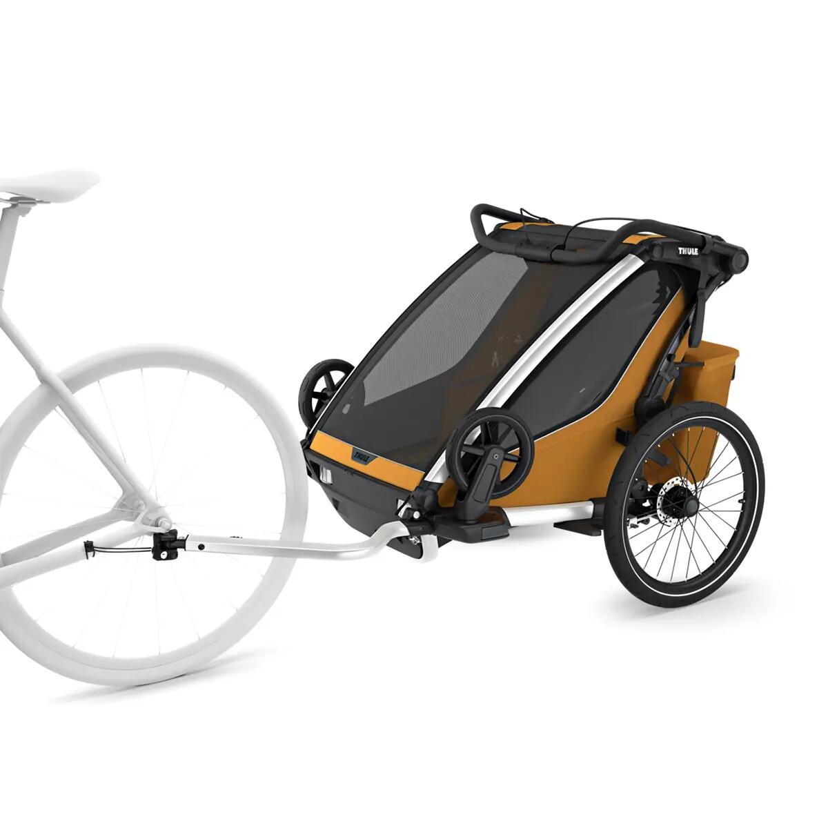 Carucior multisport double Thule Chariot Sport 2, Natural Gold 2/7