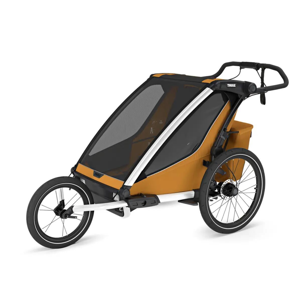 Carucior multisport double Thule Chariot Sport 2, Natural Gold 5/7