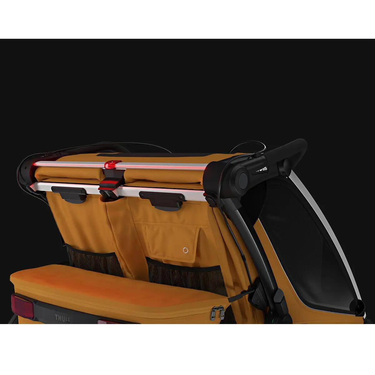 Carucior multisport double Thule Chariot Sport 2, Natural Gold 4/7