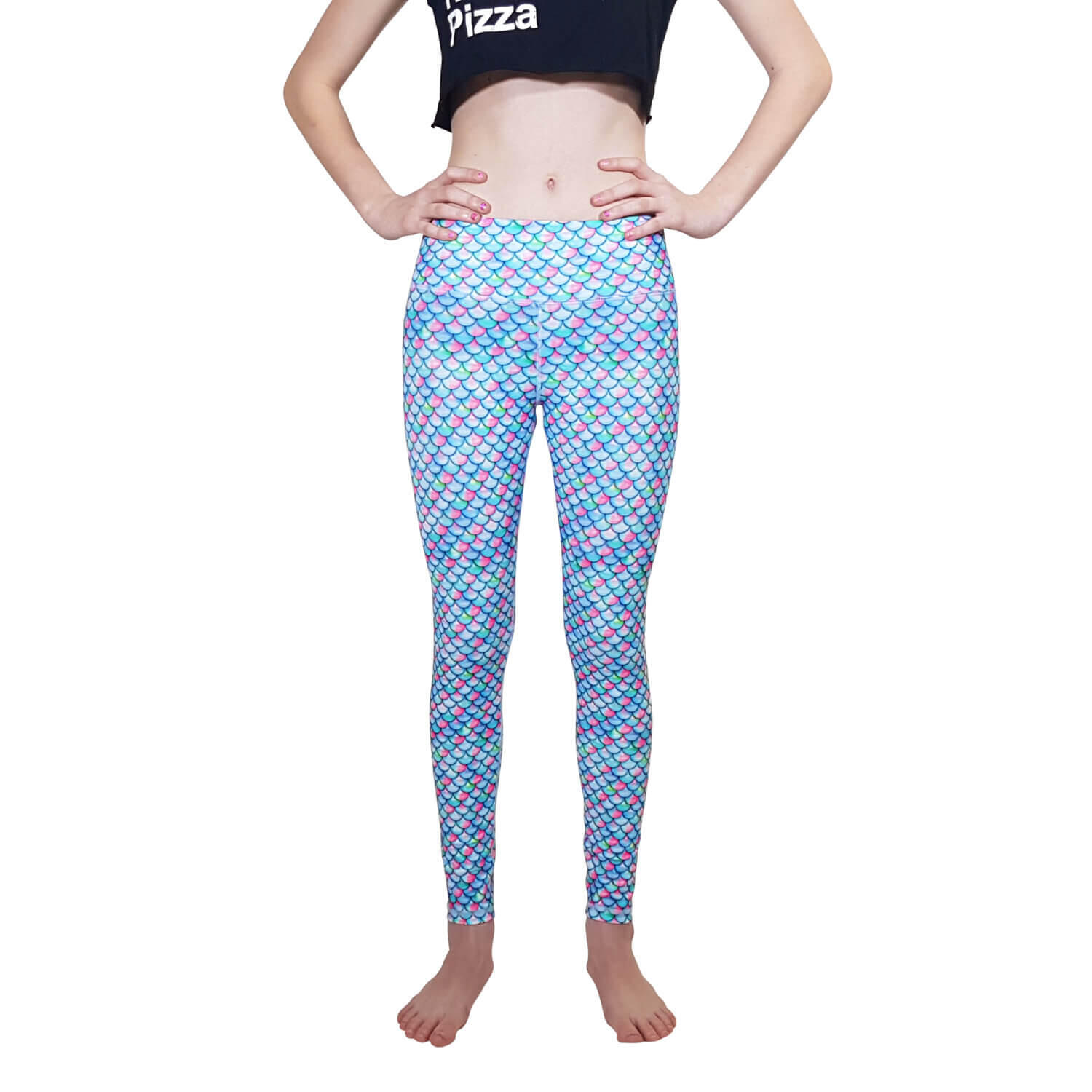 SUN TAILS Mermaid Leggings Aurora Borealis